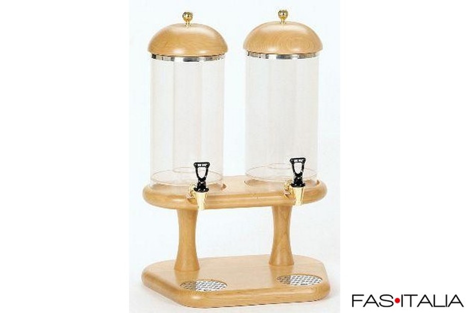 Dispenser per Succhi 2x7L con portaghiaccio