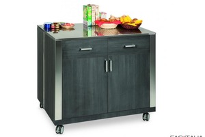 Mobile buffet su ruote 104 cm