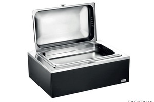 Scaldavivande per Buffet con Coperchio in Vetro a Vista, Contenitore Scalda  Cibo Elettrico per Buffet, Chafer Buffet Scaldavivande Server in Acciaio