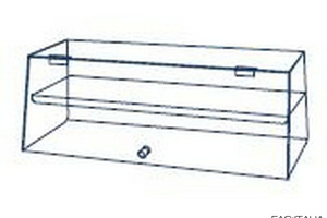 Vetrinetta espositore multiuso in plexiglass