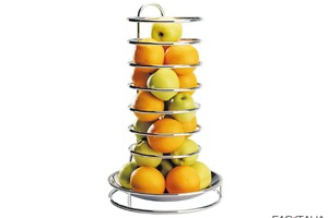 Portafrutta inox Ø 32 cm