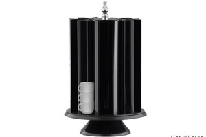 Porta Tazze A Albero In Legno, Girevole 360°, Con 6 Ganci, Capacità 4,5 Kg Per Gancio, Organizer Da Cucina Per Tazze, Tazzine E Accessori