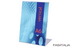 Porta AvvisiA6 Monofacciale con base inclinata