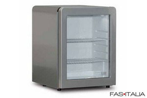 Vetrina con porta in vetro refrigerata