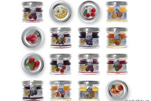 Marmellata Menz & Gasser vasetto vetro monodose 48 pz
