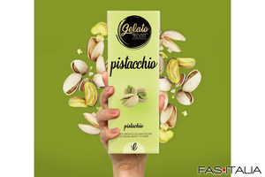 Gelato al pistacchio pronto in confezione da 12 lt Gelato al pistacchio pronto in confezione da 12 lt
