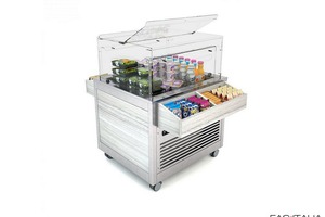 Banco refrigerato con ruote Banco refrigerato con ruote