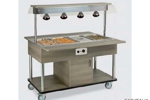 Carrello per buffet caldi Eros4B-infra