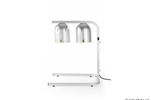 Scaldavivande argento a lampade infrarosse Scaldavivande argento a lampade infrarosse