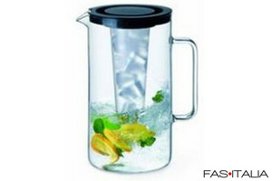 Caraffa in vetro borosilicato con rinfrescatore