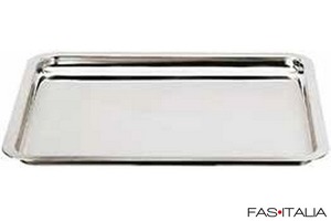 Vassoio inox da portata 40x26