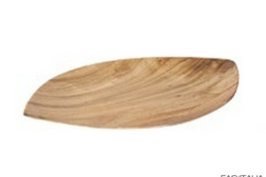 Vassoio a forma di foglia effetto legno Vassoio a forma di foglia effetto legno