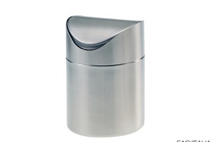 Porta rifiuti da tavola Inox